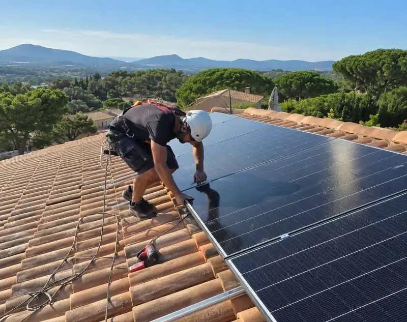 Installateur panneaux solaires Chamborigaud — pose photovoltaïque sur toiture